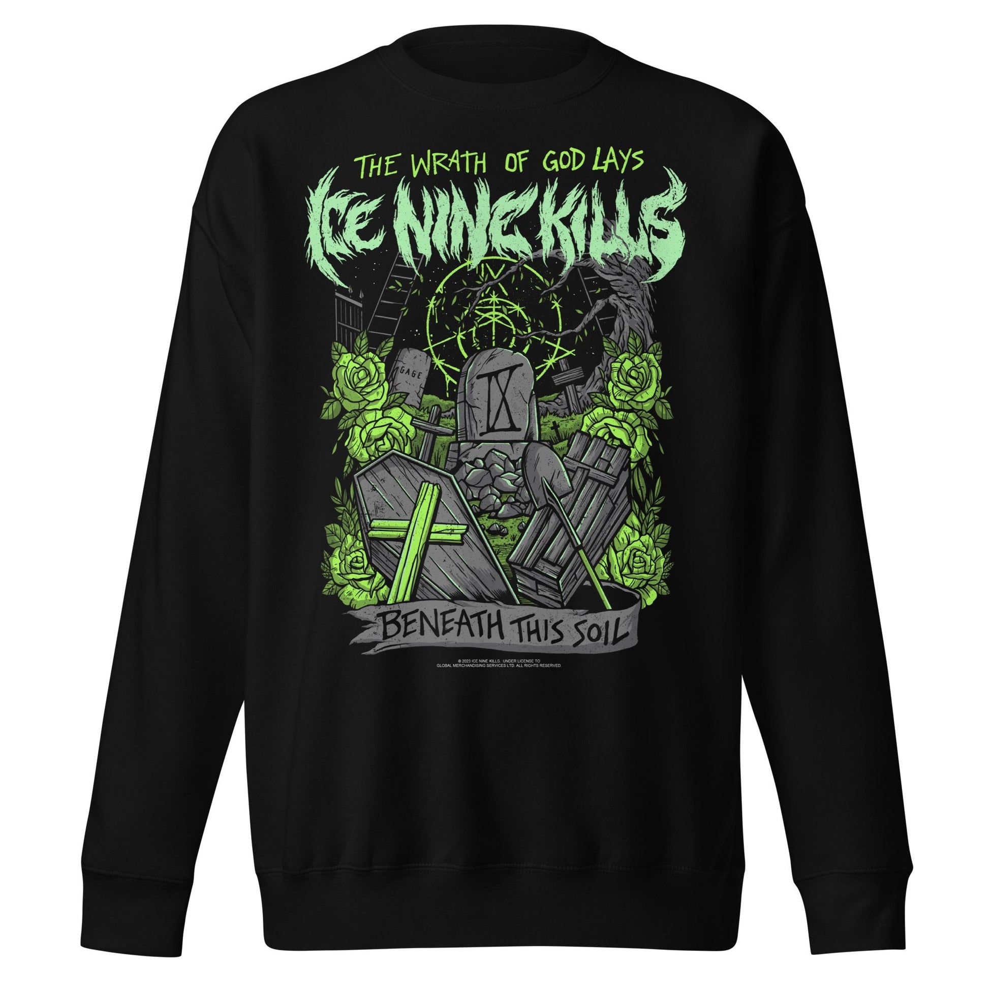 Ice Nine Kills - Green Wrath Jumbo Print Sweatshirt