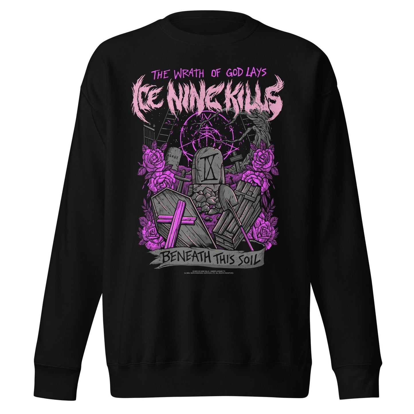 Ice Nine Kills - Purple Wrath Jumbo Print Sweatshirt
