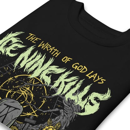 Ice Nine Kills - Yellow Wrath Jumbo Print Crewneck Sweatshirt