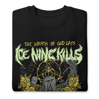 Ice Nine Kills - Yellow Wrath Jumbo Print Crewneck Sweatshirt