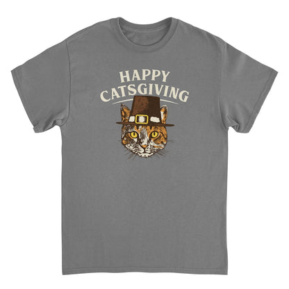 Thanksgiving Mens T Shirt - Happy Catsgiving