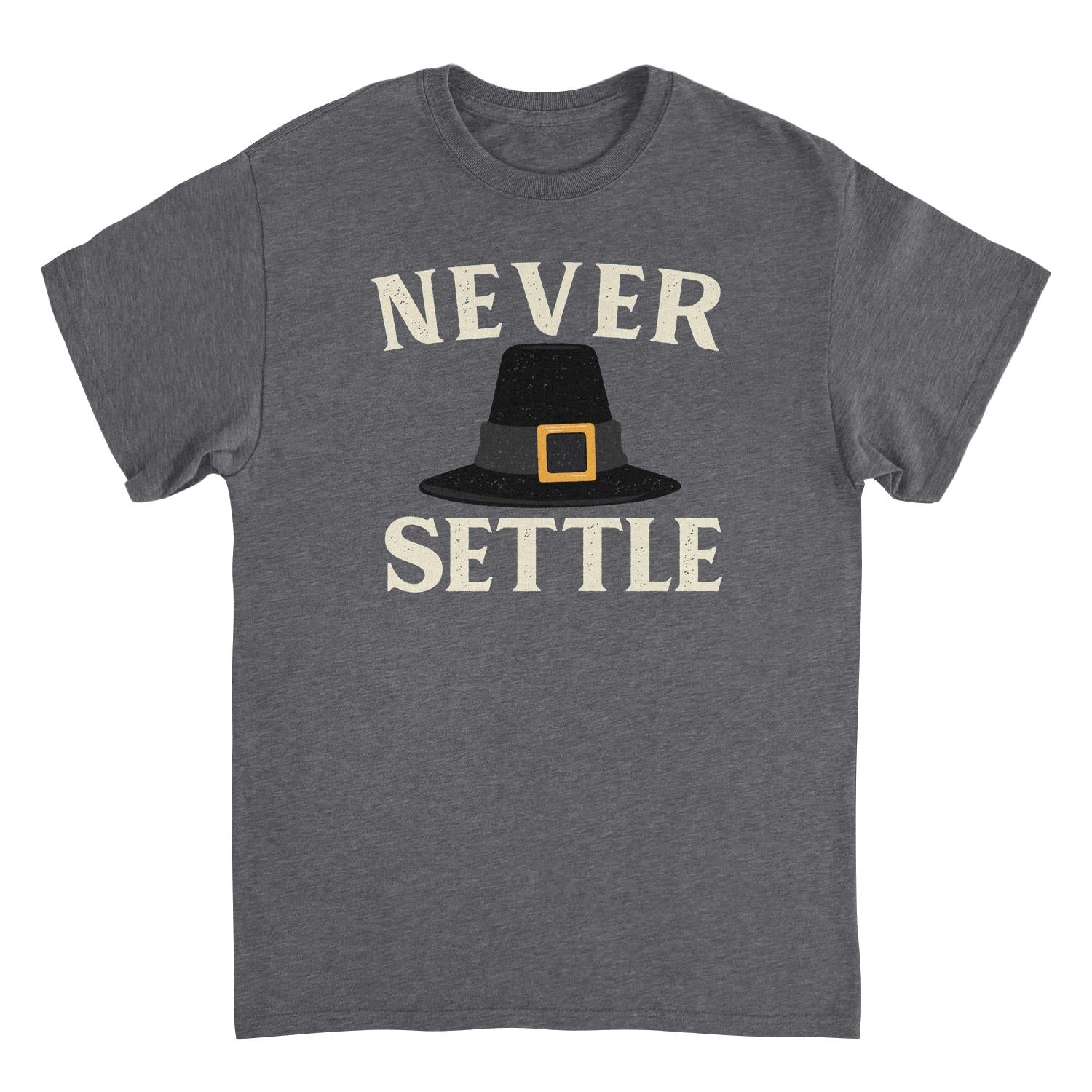 Thanksgiving Mens T Shirt - Never Settle