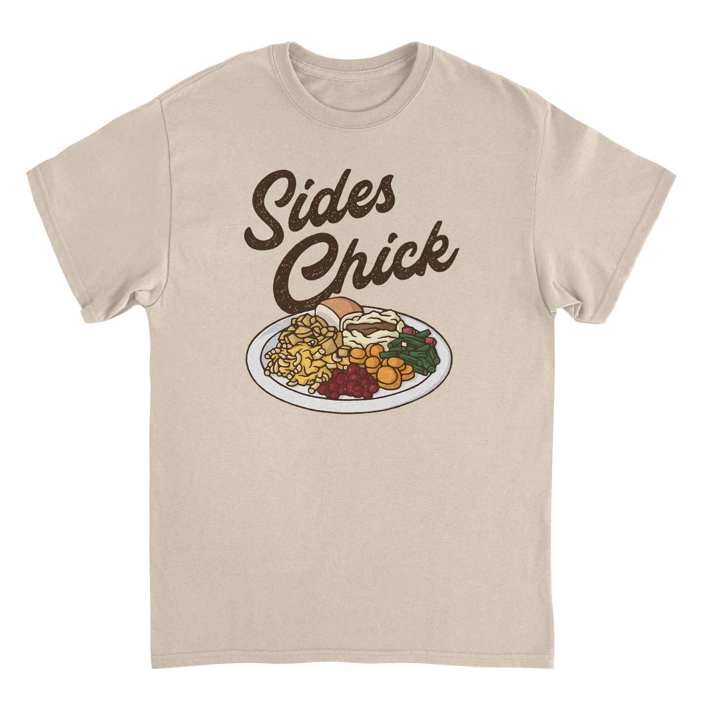 Thanksgiving Mens T Shirt - Sides Chick