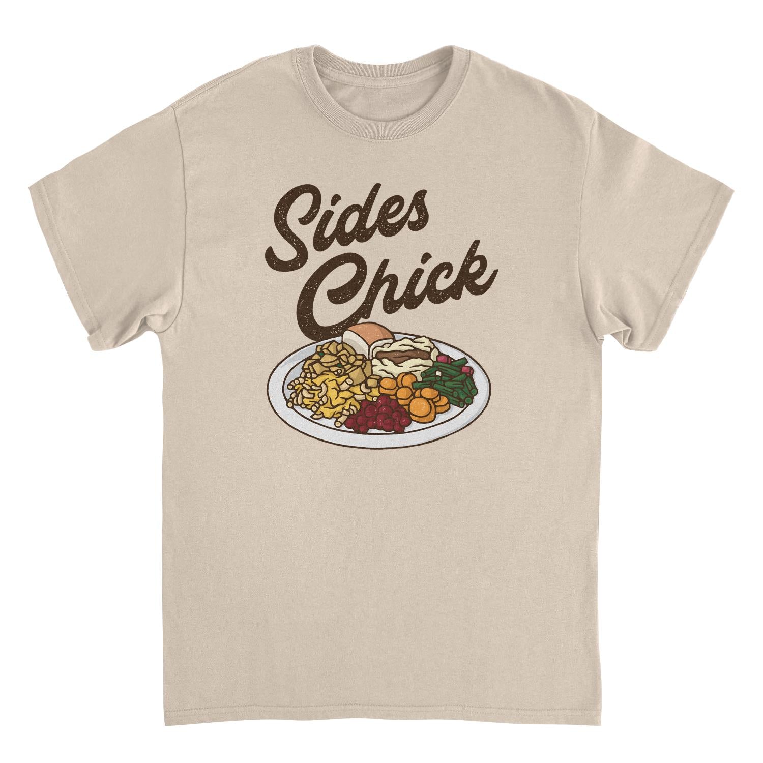 Thanksgiving Mens T Shirt - Sides Chick