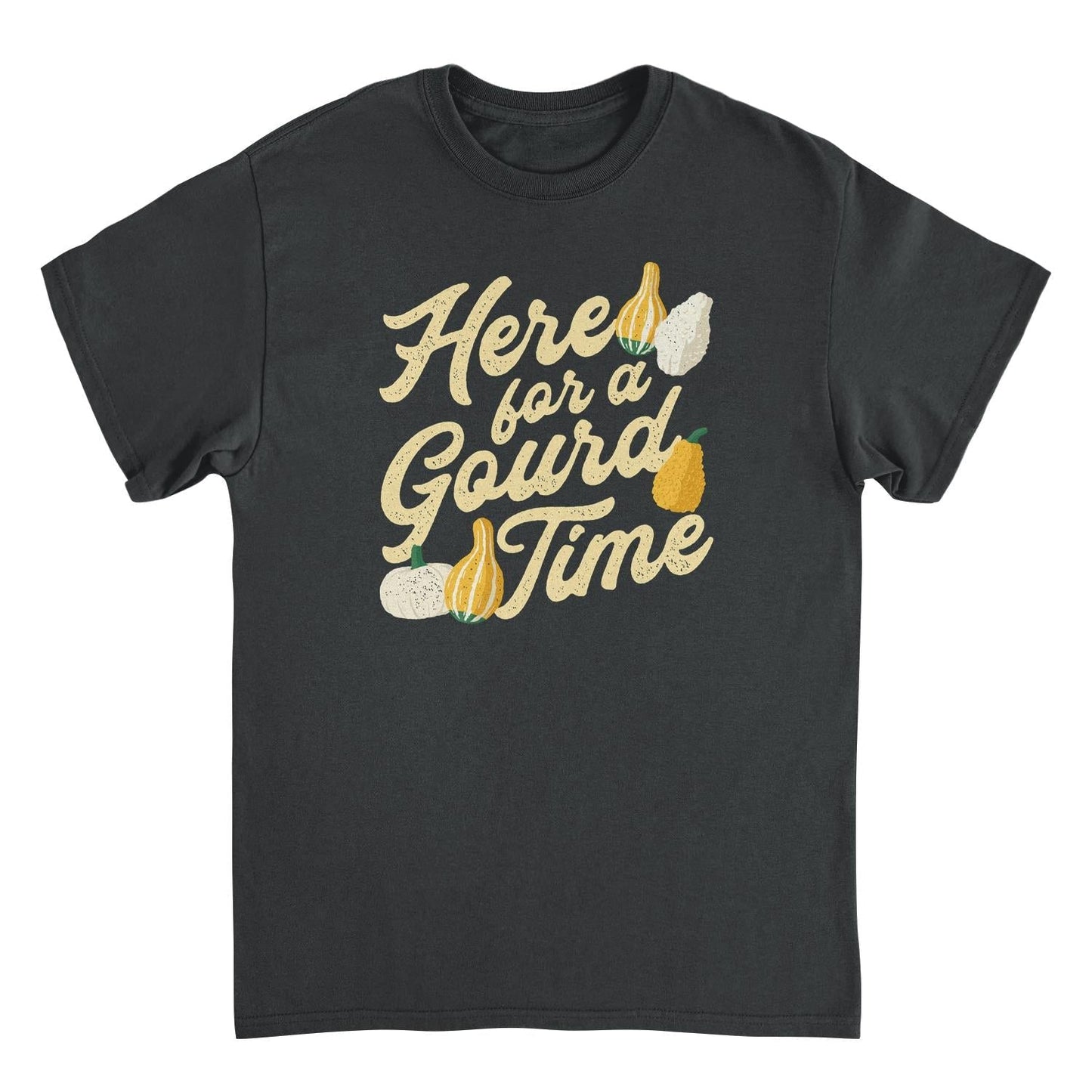 Thanksgiving Mens T Shirt - Here for a Gourd Time