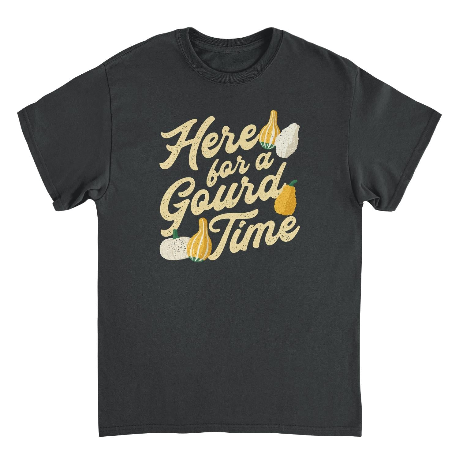 Thanksgiving Mens T Shirt - Here for a Gourd Time