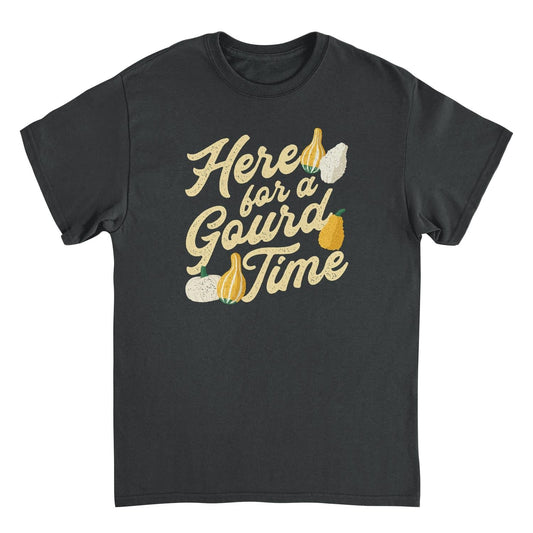 Thanksgiving Mens T Shirt - Here for a Gourd Time