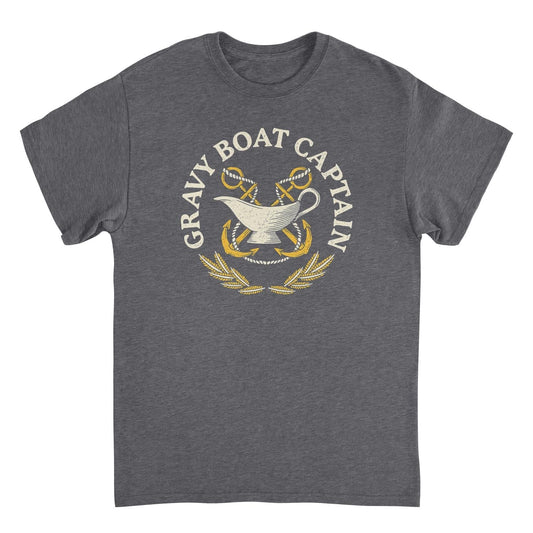 Thanksgiving Mens T Shirt - Gravy Boat Captain