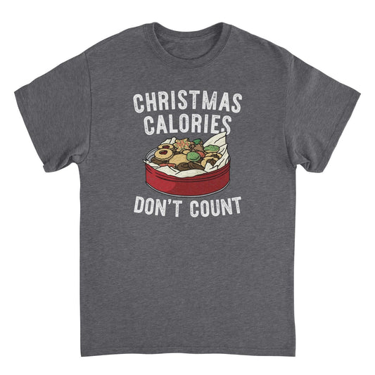 Christmas Mens T Shirt - Christmas Calories Don't Count