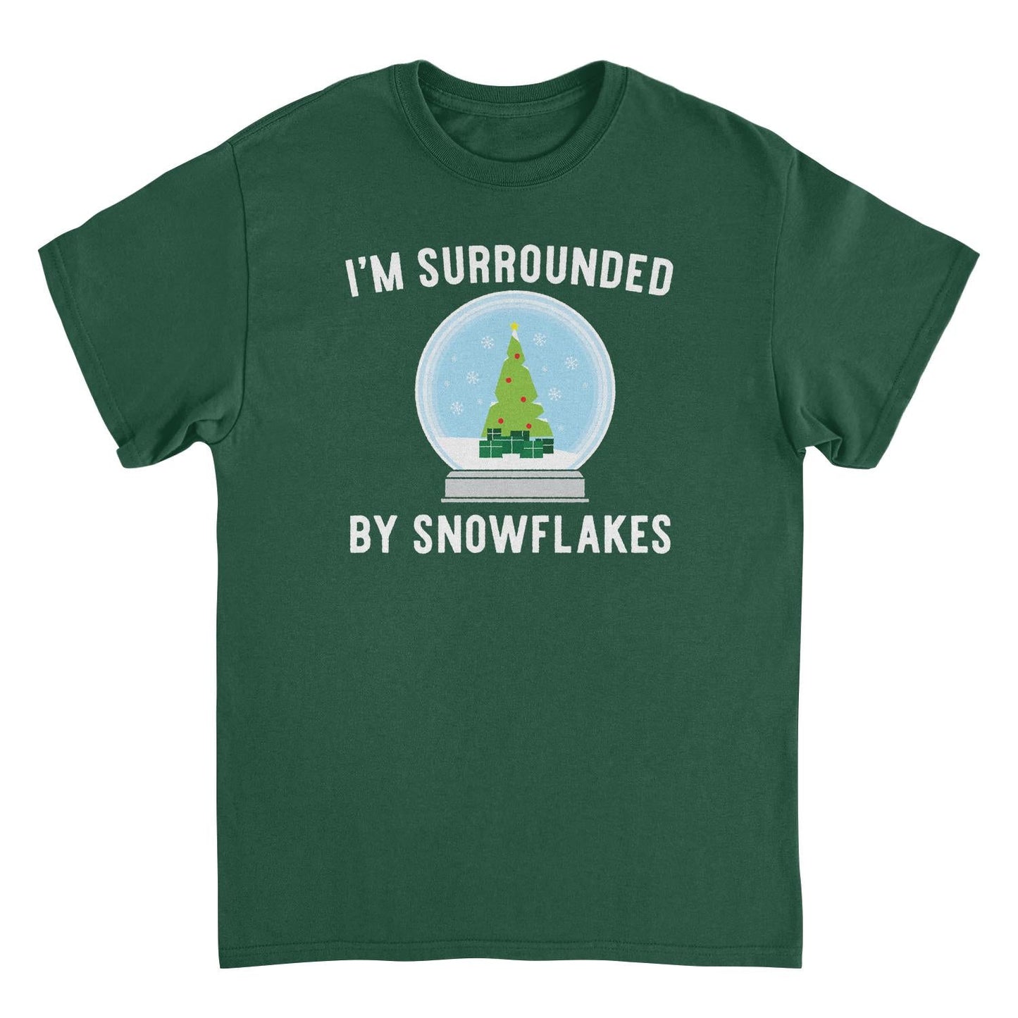 Christmas Mens T Shirt - I'm Surrounded by Snowflakes
