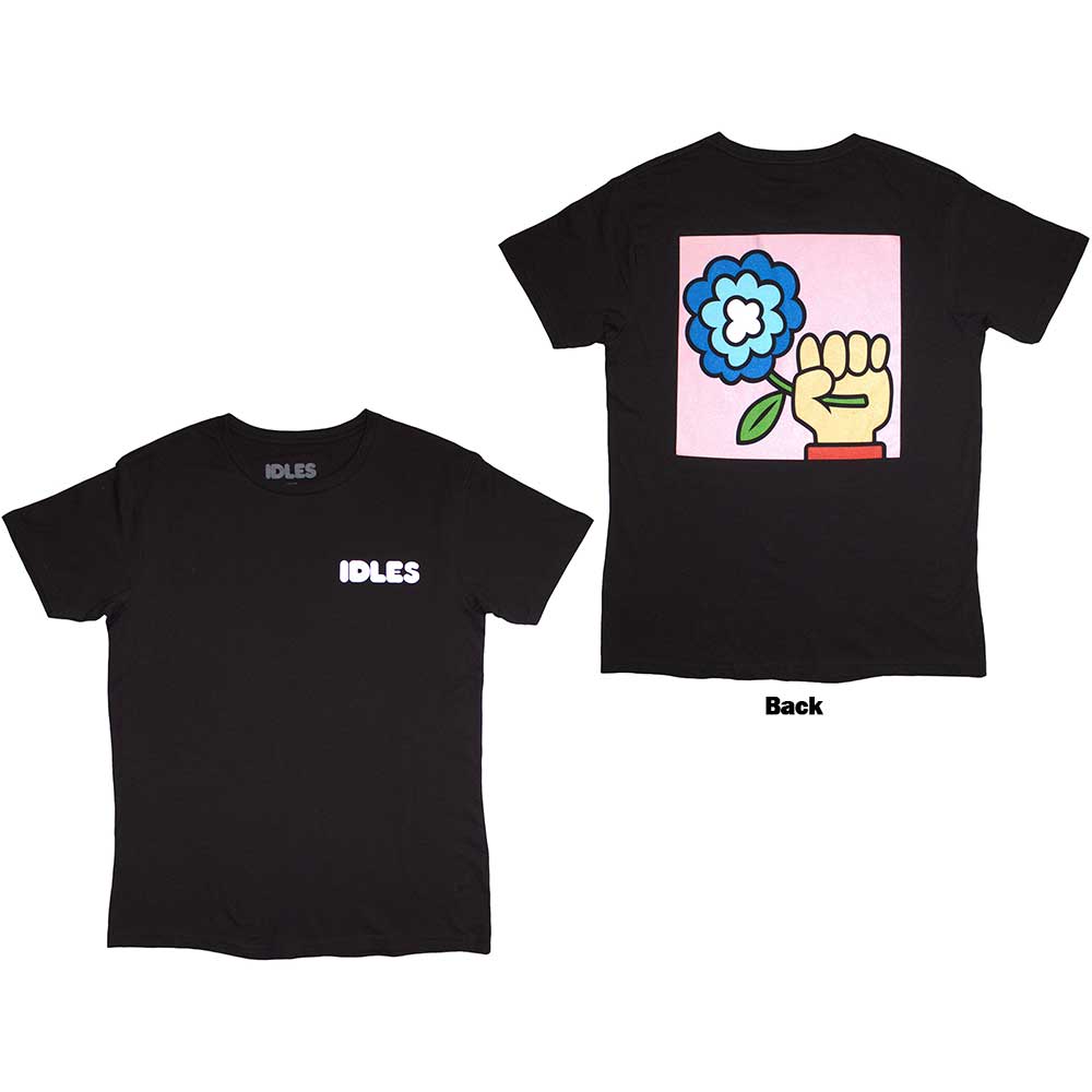 IDLES Cartoon Flower Mens T Shirt