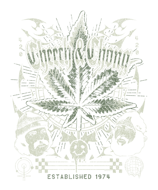 Cheech & Chong 420 Established 1974 Mens T Shirt Black