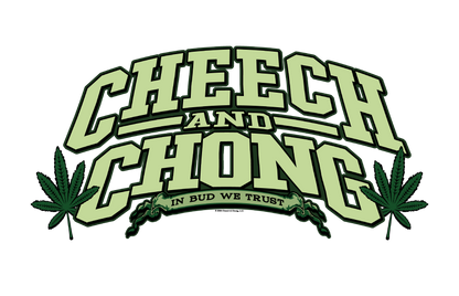 Cheech & Chong In Bud We Trust Logo Mens T Shirt Kelly Green