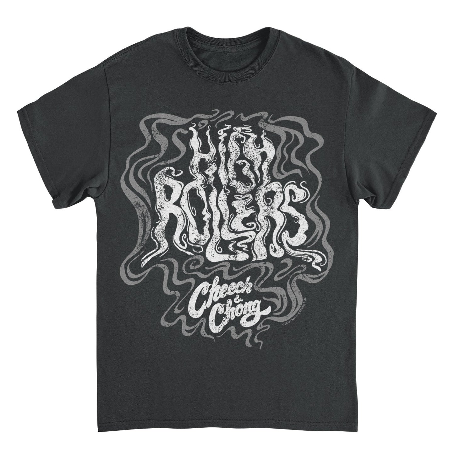 Cheech & Chong High Rollers Smoke Style Mens T Shirt Black