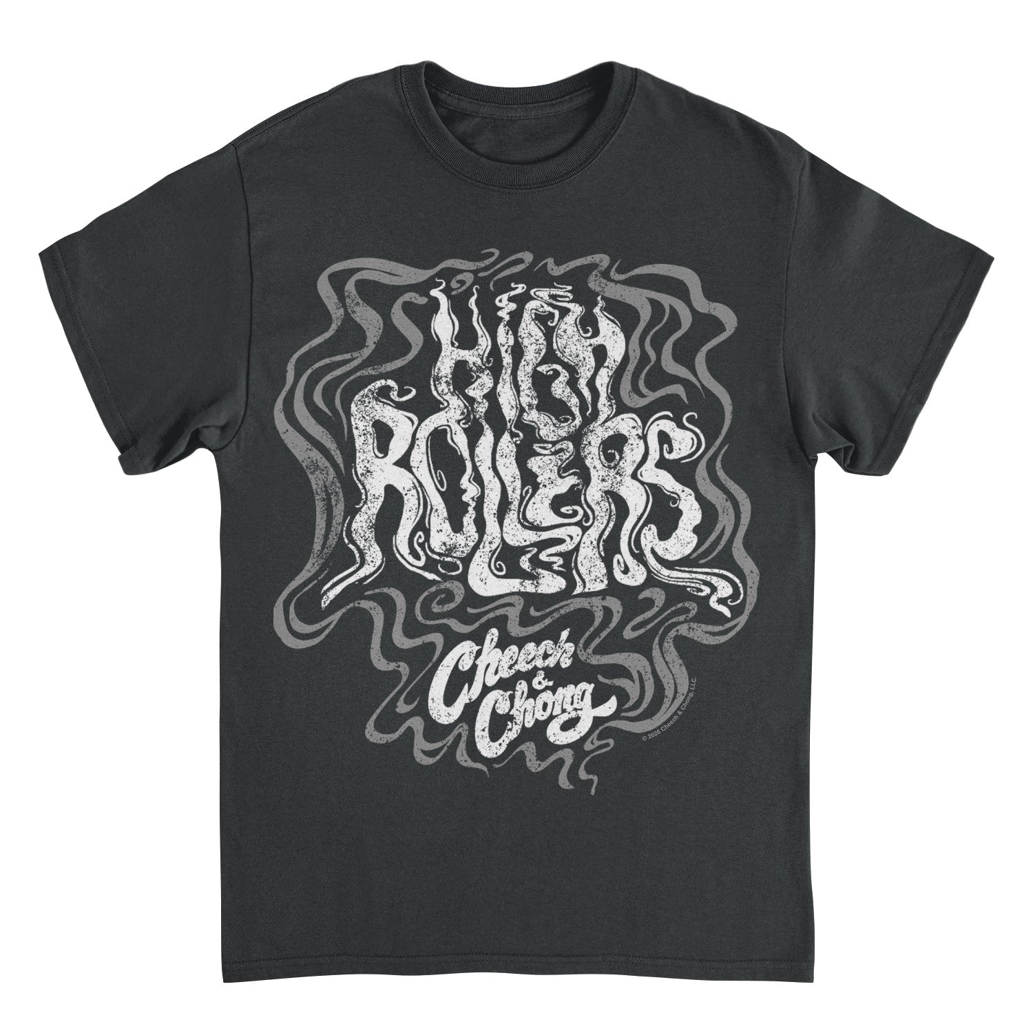 Cheech & Chong High Rollers Smoke Style Mens T Shirt Black