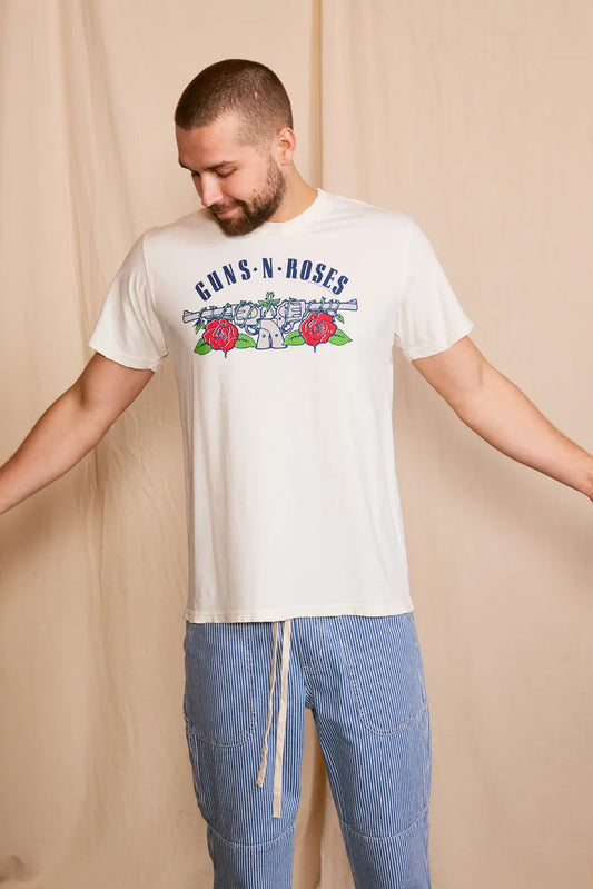 Guns N' Roses Pistols Mens Tee T Shirt White