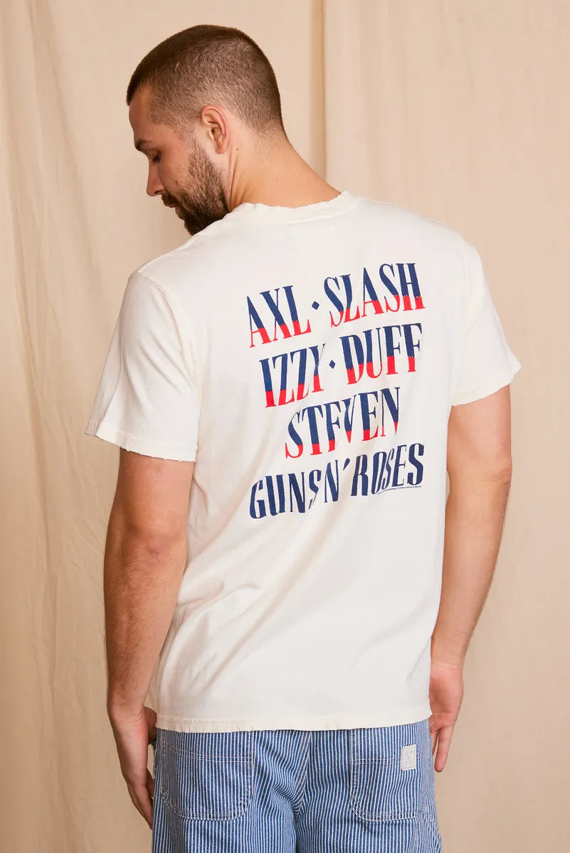 Guns N' Roses Pistols Mens Tee T Shirt White