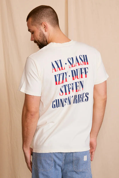 Guns N' Roses Pistols Mens Tee T Shirt White