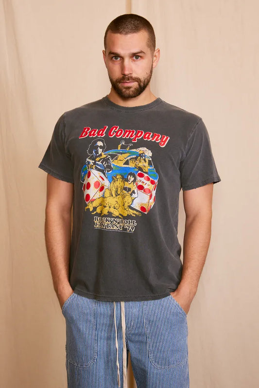 Bad Company 'Rock N' Roll Fantasy '79' Men's Tee T Shirt Black