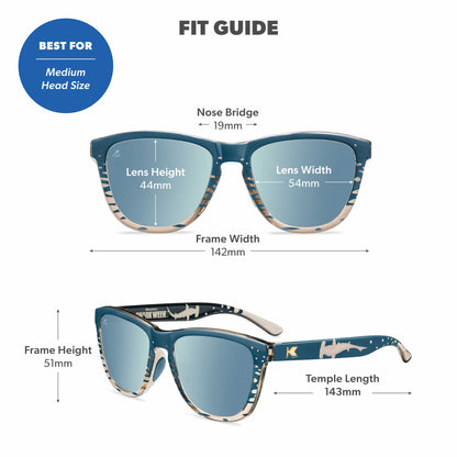 Shark Week Premiums Sport 2026 Officially Licensed Knockaround Sunglasses