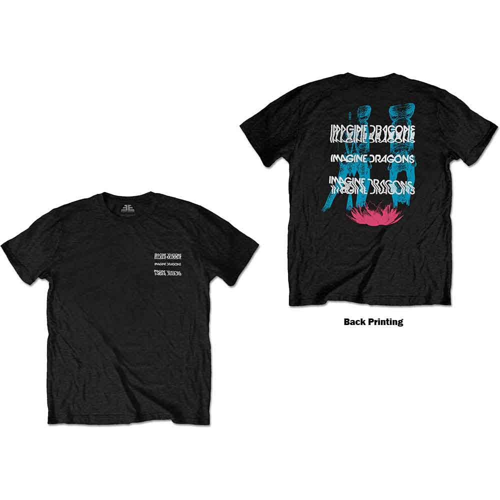 Imagine Dragons Man Glitch Mens T Shirt