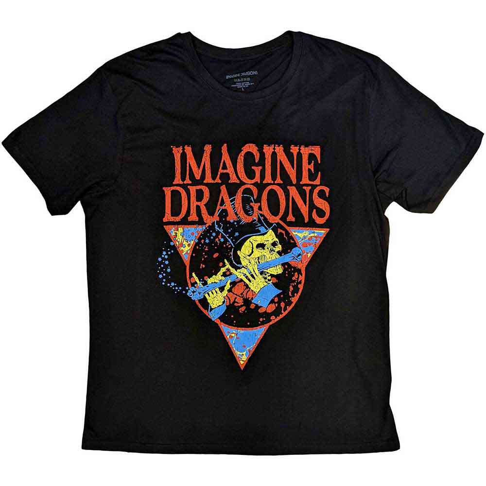 Imagine Dragons Skeleton Flute Mens T Shirt