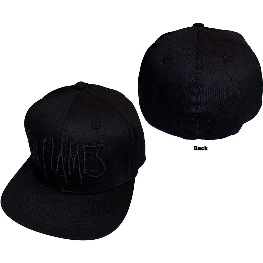 In Flames Black Logo Hat Black