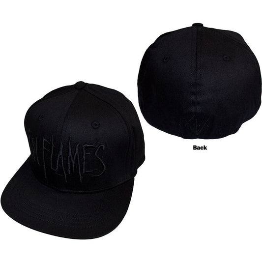In Flames Black Logo Hat Black