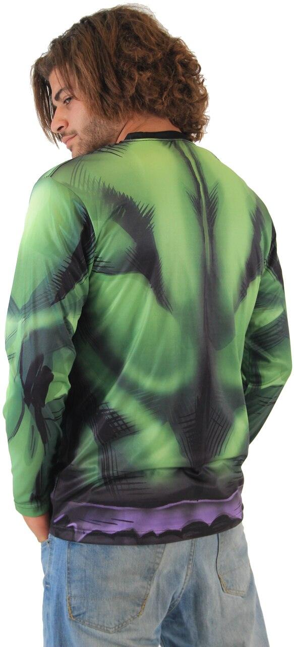 Incredible Hulk Sublimated Adult LONG SLEEVE Costume T Shirt