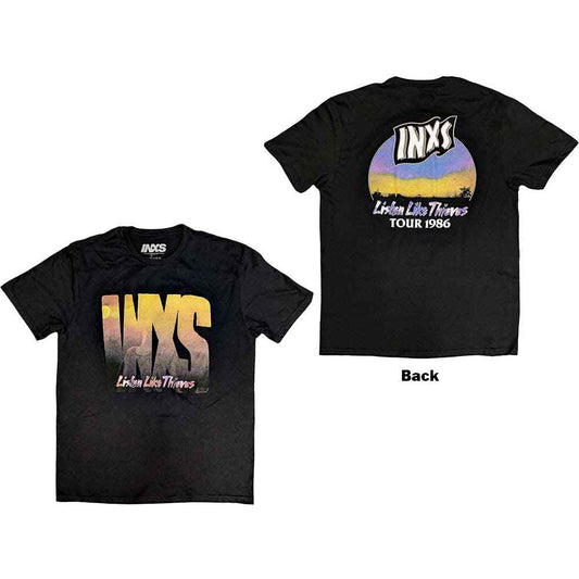 INXS Listen Like Thieves Tour Mens T Shirt
