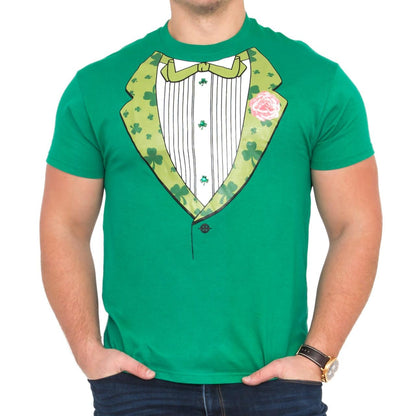 Irish Tuxedo St. Patrick's Day Rhinestones T Shirt