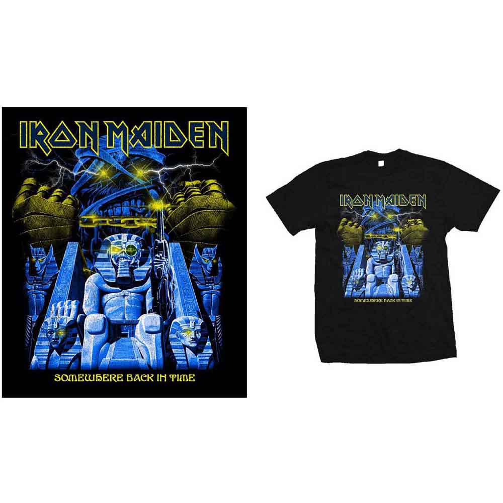 Iron Maiden Back in Time Mummy Mens T Shirt