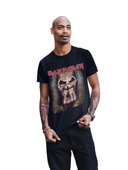 Iron Maiden - Candle Finger Jumbo Print T Shirt