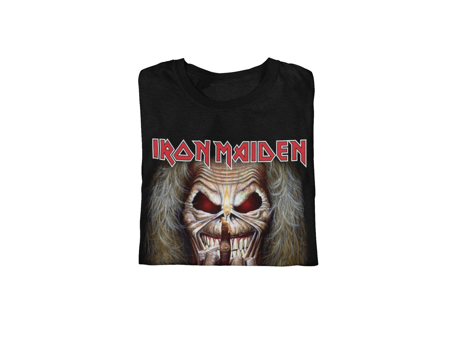 Iron Maiden - Candle Finger Jumbo Print T Shirt