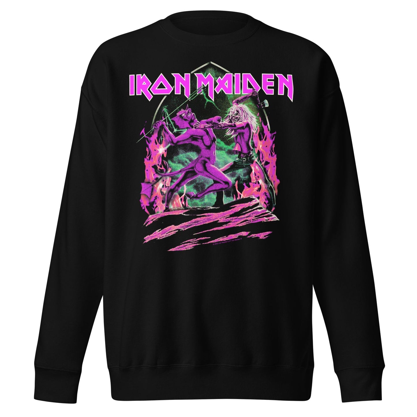 Iron Maiden - Devil's Fight Jumbo Print Sweatshirt