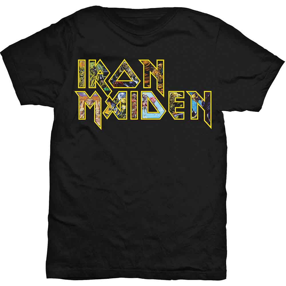 Iron Maiden Eddie Logo Mens T Shirt
