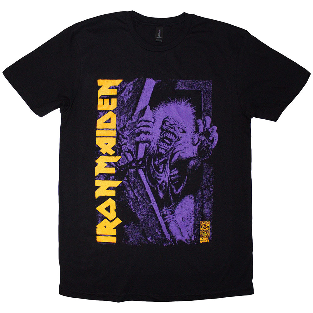 Iron Maiden Est. 1975 No Prayer Grave Purple Mens T Shirt