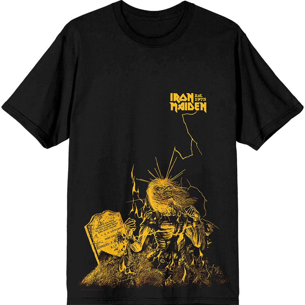 Iron Maiden Est.1975 Life After Death Lightning Mens T Shirt
