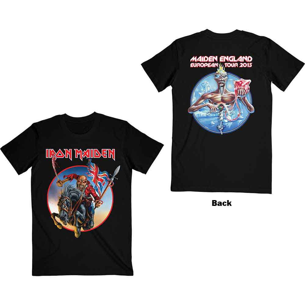 Iron Maiden Euro Tour Mens T Shirt