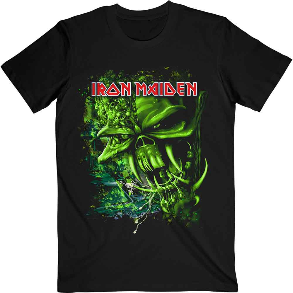 Iron Maiden Final Frontier Green Mens T Shirt