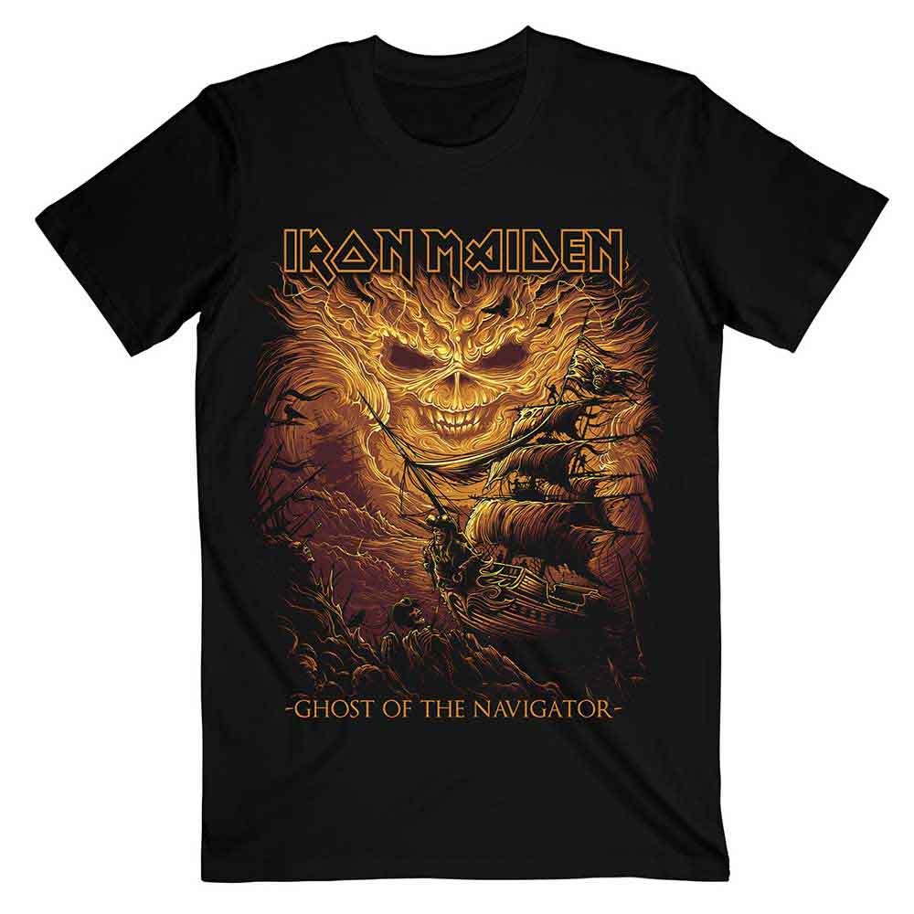 Iron Maiden Ghost of the Navigator Mens T Shirt
