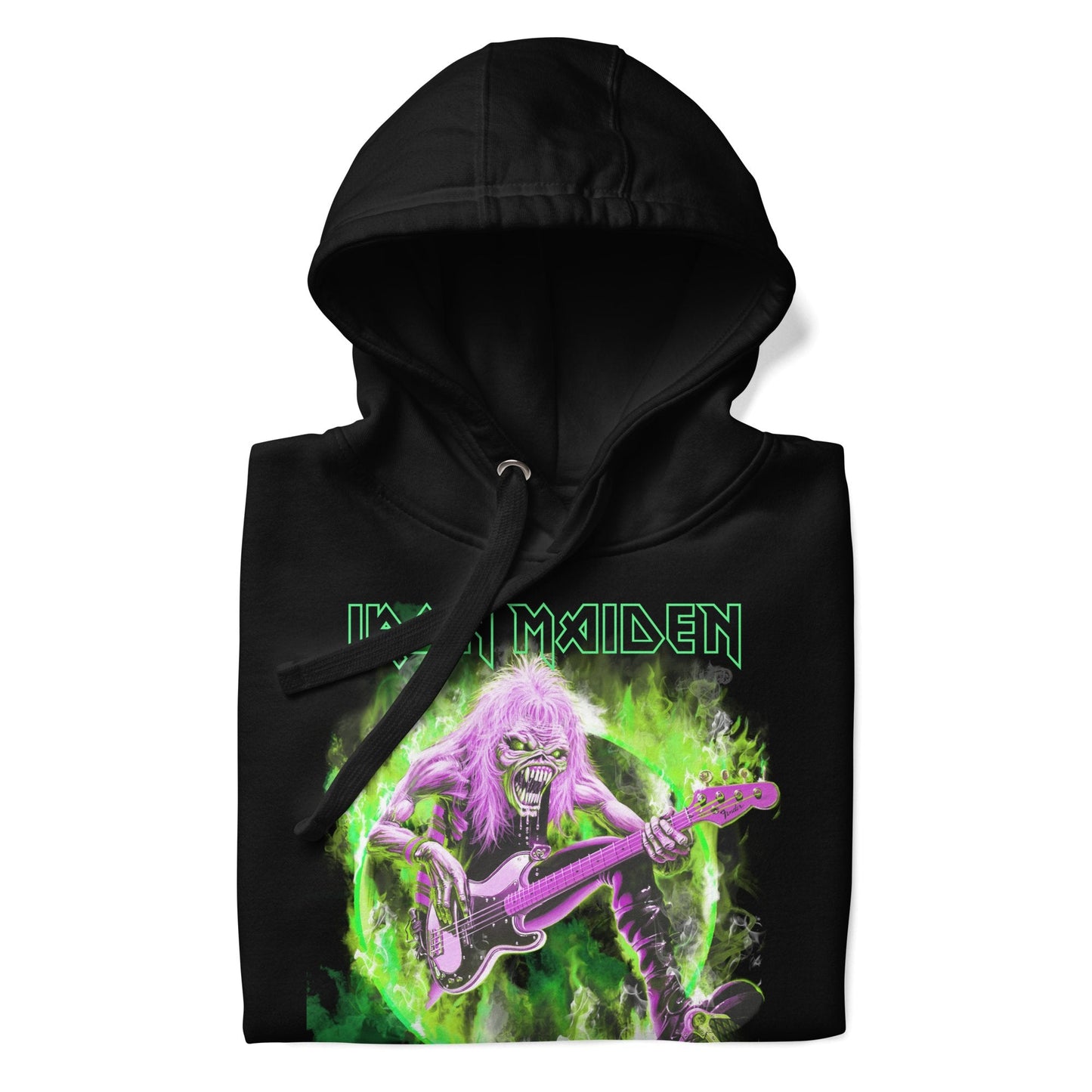 Iron Maiden - Green Guitar Classic Hoodie