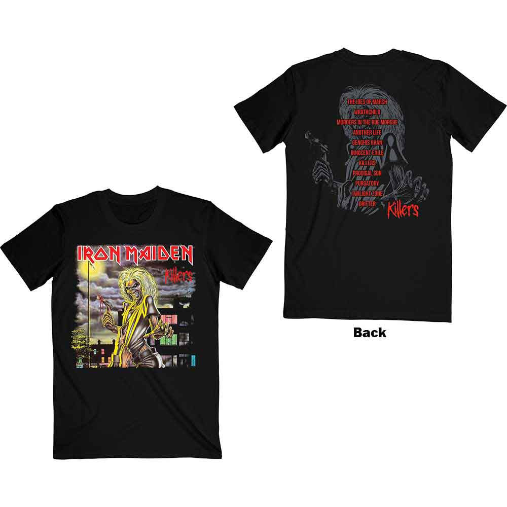Iron Maiden Killers V.2. Album Track list Mens T Shirt