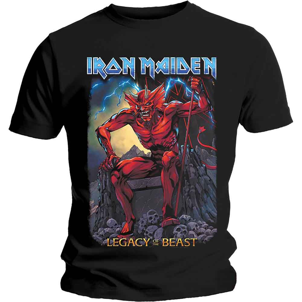 Iron Maiden Legacy of the Beast 2 Devil Mens T Shirt