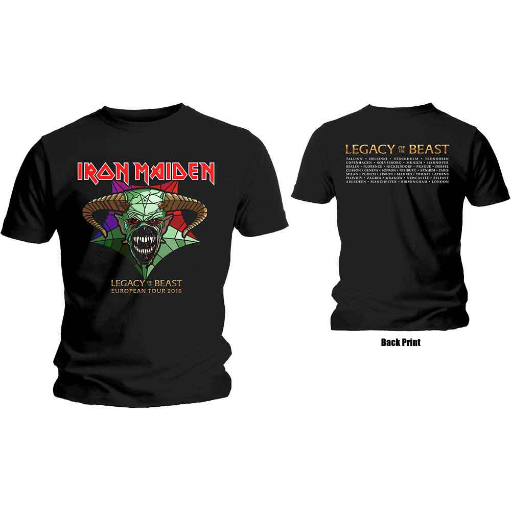 Iron Maiden Legacy of the Beast Tour Mens T Shirt