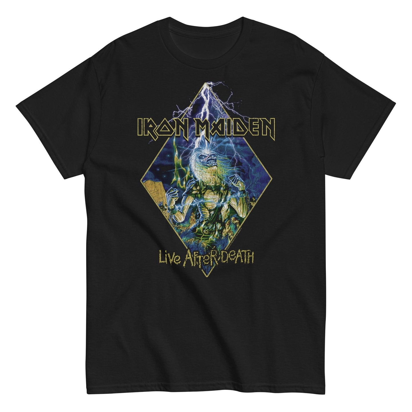 Iron Maiden - Lightnin Jumbo Print T Shirt