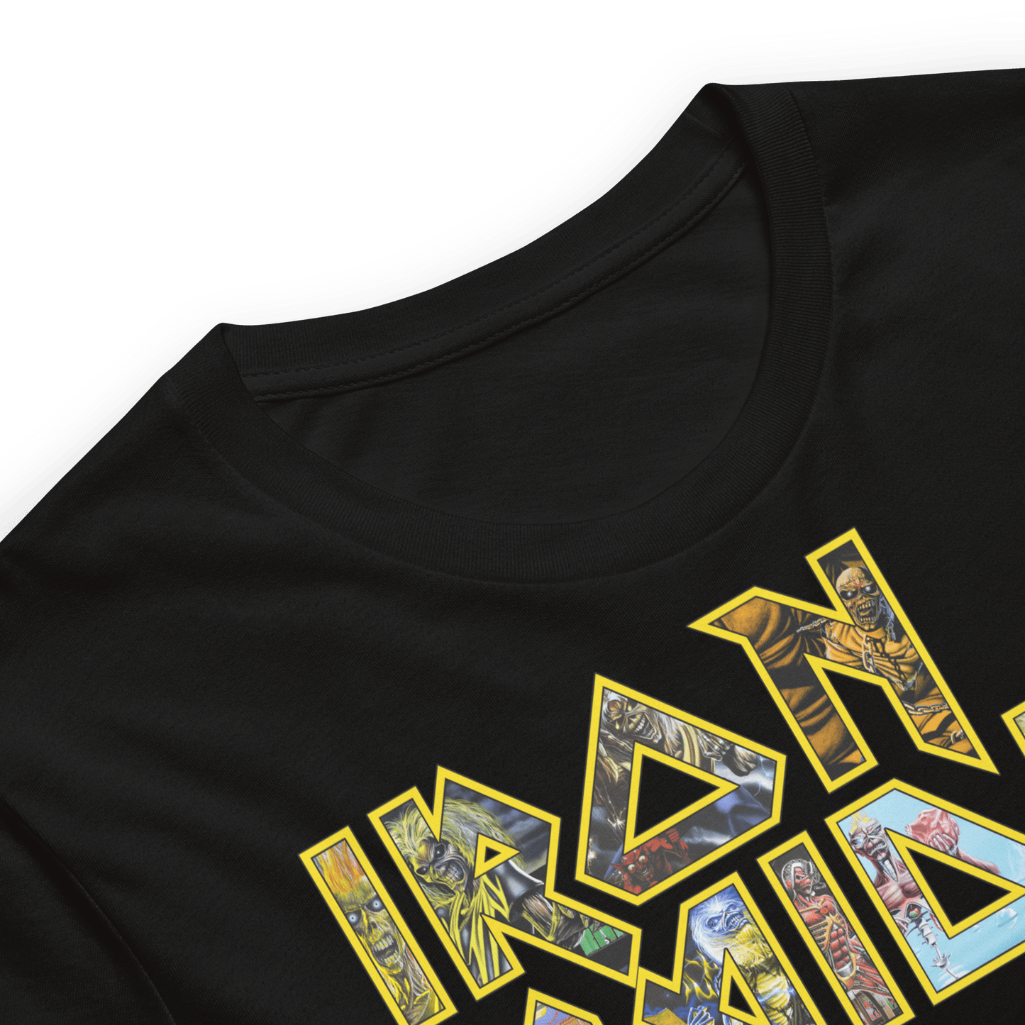 Iron Maiden - Logo Eddie Jumbo Print T Shirt