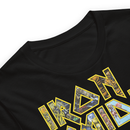 Iron Maiden - Logo Eddie Jumbo Print T Shirt