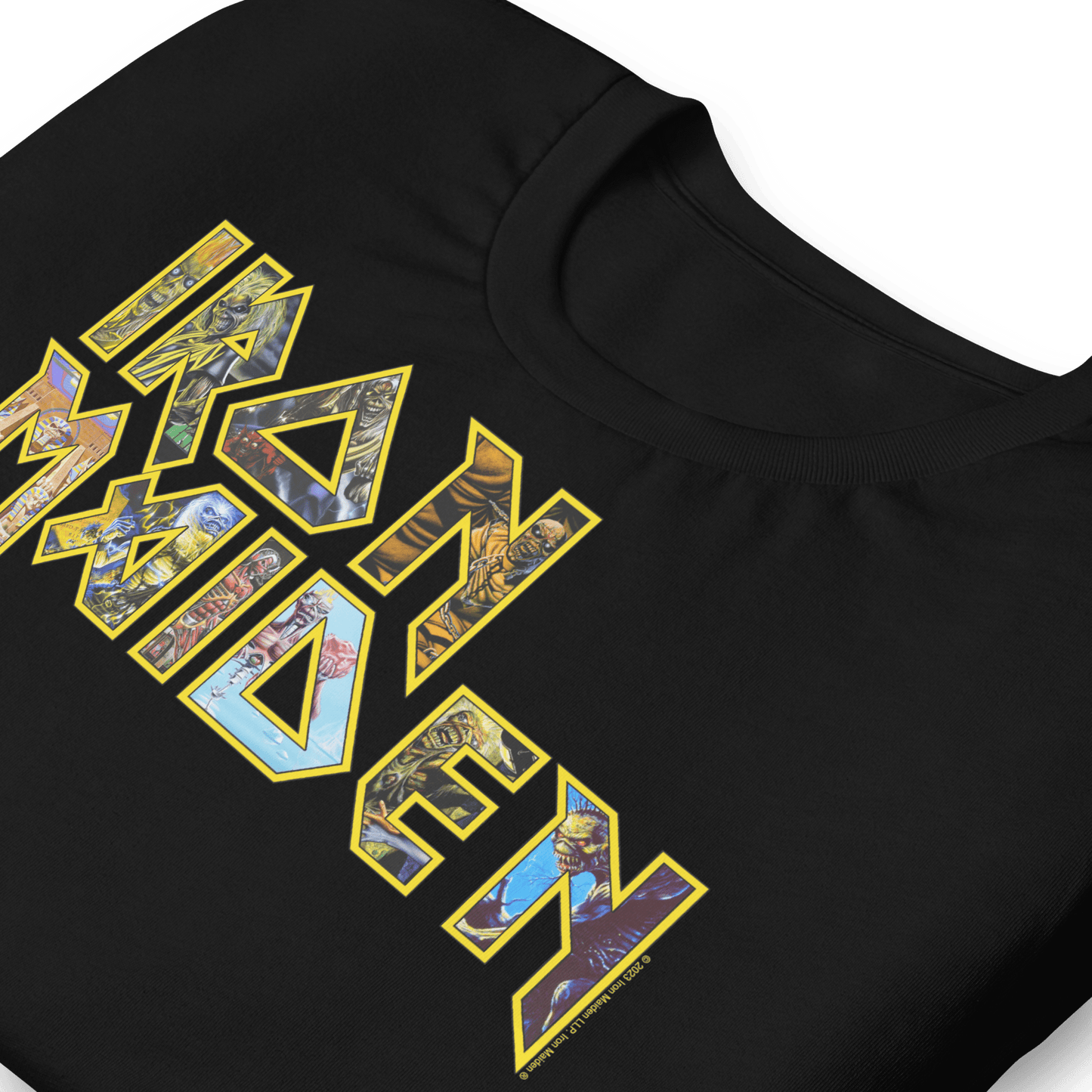 Iron Maiden - Logo Eddie Jumbo Print T Shirt
