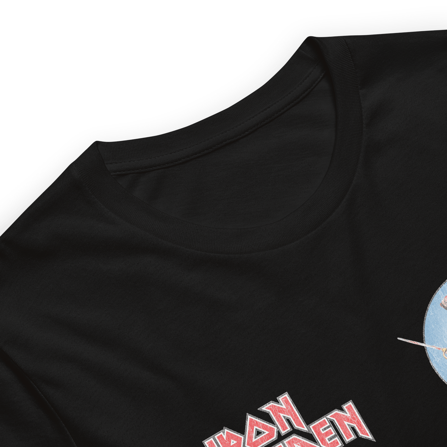 Iron Maiden - Logo Flag T Shirt